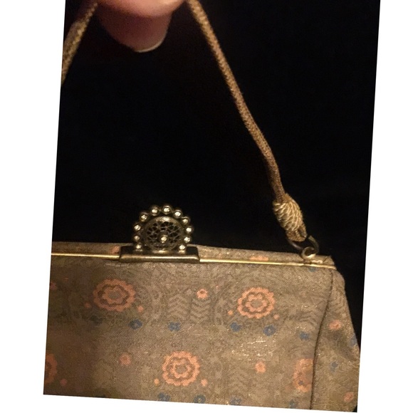 1950s true vintage mini gold clutch bag♥️ - Picture 5 of 8